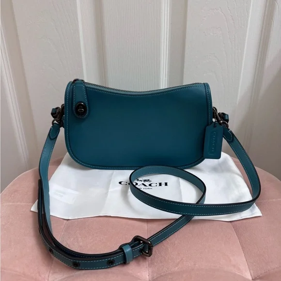 Coach Swinger Bag in Retro Teal - Picture 10 of 10